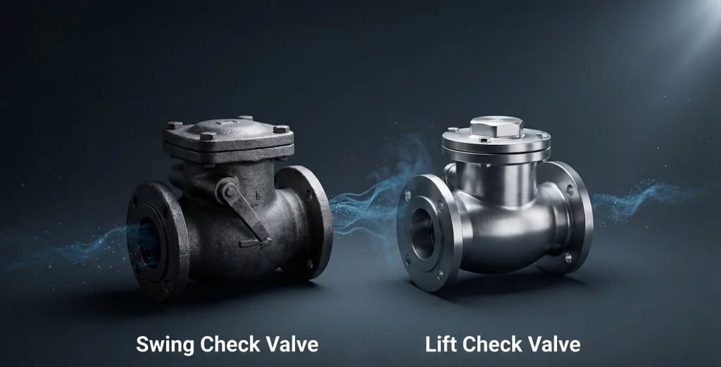 swing check valve vs lift check valve​